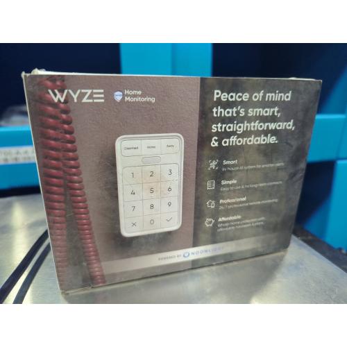 Wyze Home Security System Wireless Keypad,White