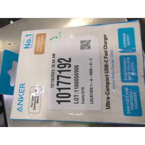 2pk Anker 20W Ultra Small Charger - White