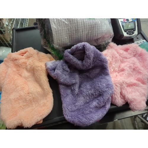 One size Dog Sweater, 3 Pack Dog Sweaters for Small Dogs, Dog Clothes for Small Dogs Girl Boy, Ultra Soft and Warm Puppy Sweater Dog Coat for Winter Christmas (S, Pink Purple Peach)