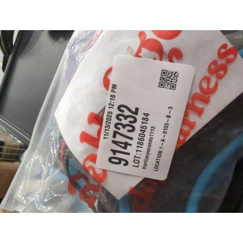 Size L rabbitgoo Dog Harness No Pull with 2 Leash Clips, Adjustable Soft Padded, Reflective Oxford No Choke Pet Vest with Easy Control Handle for Medium Sized Dogs, Red & Teal