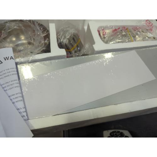 warmiplanet Ceiling Fan with Lights Remote Control, 52 Inch, Brushed Nickel (5-Blades)