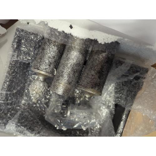 Hardwired Westminster Doorbell Chime-4 or 8-Note for Front Door, Single-Note for Secondary Entrances, Pewter Finish