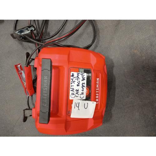 CRAFTSMAN 12A Car Battery Charger and Maintainer, 4-in-1 Solution, Battery Tester, for 6V/12V Power Sport, Automotive, and Marine Batteries, CMXCESM258