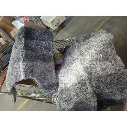 OLANLY Bathroom Rugs Mat 30x20, Extra Soft Absorbent Microfiber Bath Rugs, Rubber Backing, Quick Dry, Machine Washable Bath Mats for Bathroom Floor, Tub and Shower, Home Decor Accessories, Grey