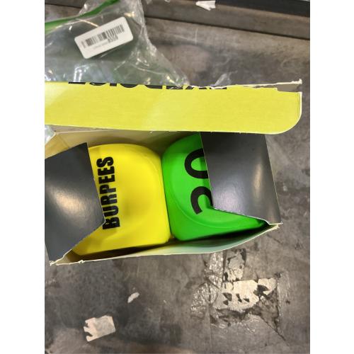 TidyFriend Exercise Dice – 6 Sided Foam Workout Dice for Teens & Adults, Fun Fitness Equipment for Solo or Group Classes, Home Gym Use – Great Workout Equipment & Gifts for Gym Lovers (Yellow)