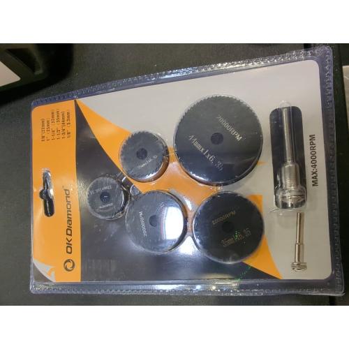 6pcs 1/8 HSS High Speed Steel Circular Saw Blades For Dremel Drills Rotary Tool W/Shank by YEEZUGO