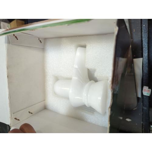 White Marble Shiva Lingam/Shiv Ling Shankar Bholenath Shivji Mahadev Bhole Bhandari Idol Murti_ht