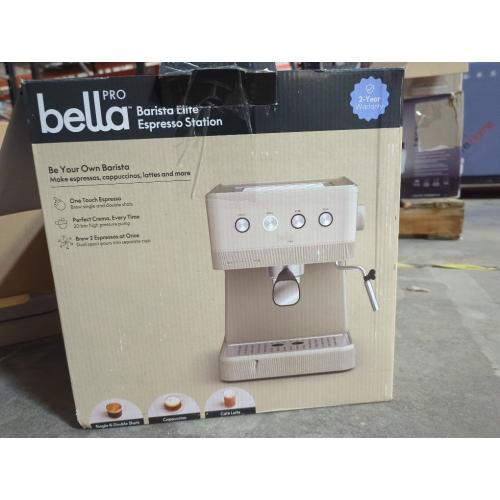 Bella PRO - Barista Elite Espresso Station with 20 Bars of High Pressure - Oatmilk