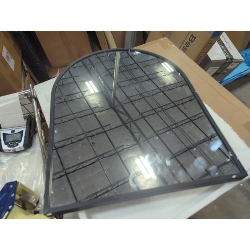 Size 20x16 Color Black Arch Wall Mirror 20x16 Large Black Bathroom Mirror Metal Frame Mirrors for Wall, Decoration Vanity Bedroom Entryway Living Room