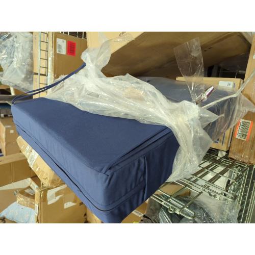 Outdoor Cushions for Patio Furniture,Outdoor Seat Cushion Set 24 x 24 x 5.75 Inch,Waterproof & Fade Resistant Outdoor Chair Cushions,Deep Patio Chair Cushion with Removable Cover,Navy Blue