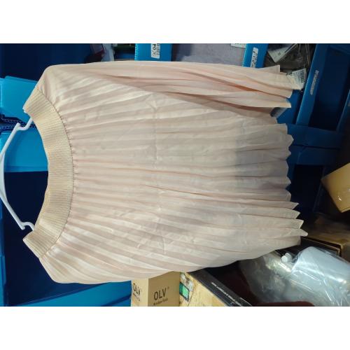 Size S ...GRACE KARIN Women High Elastic Waist Pleated Chiffon Skirt Midi Swing A-line Skirts