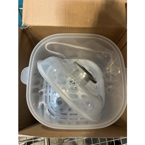 GROWNSY Bottle Sterilizer and Dryer, Compact Electric Steam Baby Bottle Sterilizer (Esterilizador de Biberones), Bottle Sanitizer for Baby Bottles, Pacifiers, Pump Parts