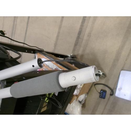 Swiffer PowerMop Multi-Surface Mop Kit for Floor Cleaning, Includes PowerMop, 2 Mopping Pad Refills, 1 Cleaning Solution with Fresh Scent and 2 Batteries