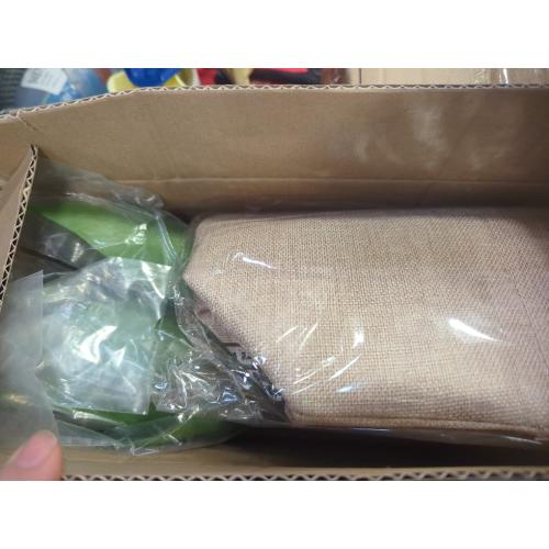 Size 15 Velener Fake Agave with Burlap Bag, Artificial Plant Outdoor Agave - Fake Plants for Indoor and Outdoor Decor(15 Inch)