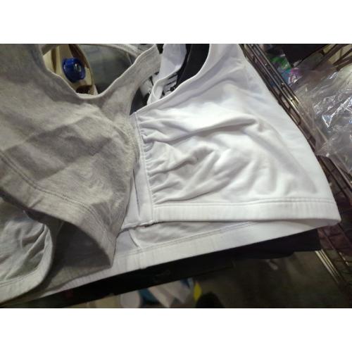 Size 42/ 3 PACK Fruit of the Loom plus Beyond Soft Front Closure Cotton Bra, 3-Pack Black/ White/Heather Grey  (Included 1PCS Grey SIZE 44)