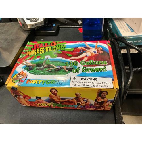 Bulk JELLO WRESTLING Kit 100 Gallon Package! GREEN Jelly Wrestling Mix. Just Add Water to a Jello Pool to make a Jell-o Wrestlers Ring. Easy Set Wrestling Jello for Fundraisers, Tug o War & Party Games