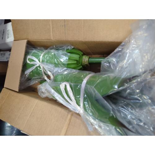 Velener Artificial Outdoor Agave Plant - Small Size UV Resistant Fake Agave Plants for Indoor and Outdoor Decor(Purple, 14 Inch)-2 Pack