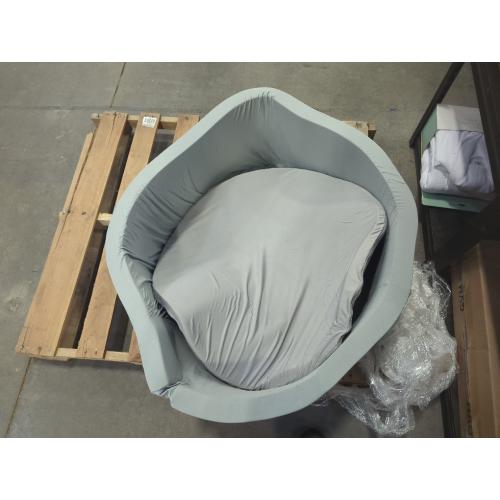 Wilwolfer Foam Ball Pit for Toddlers, Large Baby Ball Pit for Babies with Soft Memory Sponge, Indoor Outdoor Baby Playpen, Kids Play Ball Pool, Gift Toys for Infants Boys and Girls (Gray, NO Balls)