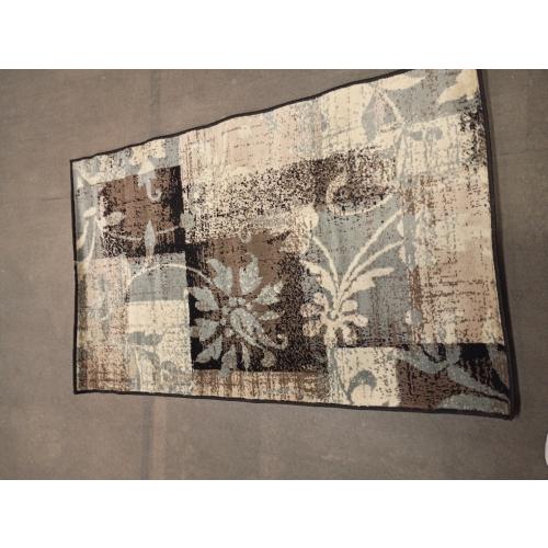 Superior Indoor Area Rug, Jute Backed, Perfect for Entryway, Office, Living/Dining Room, Bedroom, Kitchen, Floor, Modern Floral Patchwork Decor, Pastiche Collection, 2' x 3', Beige