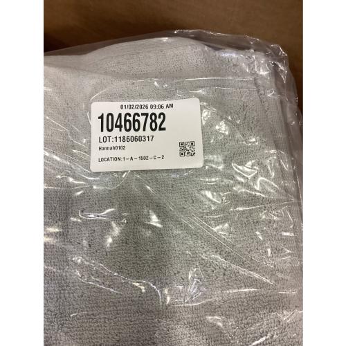 Haven Organic Cotton Terry Bath Towel in Harbor Mist Grey 3 pack