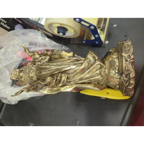 eSplanade Brass Jesus Christ Holy Statue Spiritual Idols - 16 inches (Big Size) | Religious Statues | Holy Statue of Christian