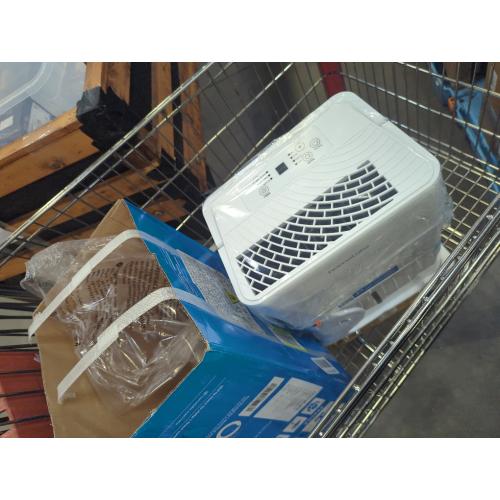 WHITE hOmeLabs 1,000 Sq. Ft Portable Dehumidifier - Ideal for Home Bedroom, Bathroom, Office and Small Sized Rooms - Ultra Quiet, Compact with Drain Hose Included - 8 pint