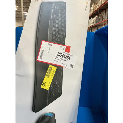 Microsoft Sculpt Comfort Desktop Keyboard and Mouse - Wireless - Contoured Design - Detachable Palm Rest - Split Spacebar with Backspace Functionality