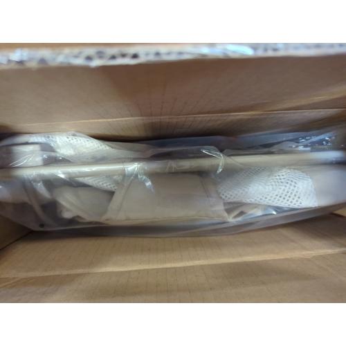 3-in-1 Portable Baby Bouncer & Rocker Chair for Newborn to Toddler - 4 Adjustable Recline Positions, Breathable Cotton Fabric, Natural Vibration, Supports Up to 33 lbs (Oatmeal Khaki)