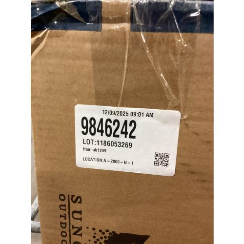 SUNCREAT Double Portable Hammock with Stand, 2 Person Hammock with Curved Spreader Bar, Balance Ropes Included, Dark Gray