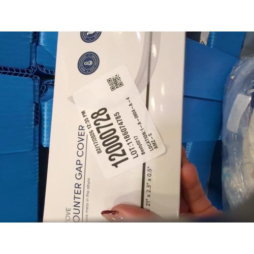 Linda's Essentials Silicone Stove Gap Covers (2 Pack), Heat Resistant Oven Gap Filler Seals Gaps Between Stovetop and Counter, Easy to Clean Stove Gap Guard (21 Inches, Clear)