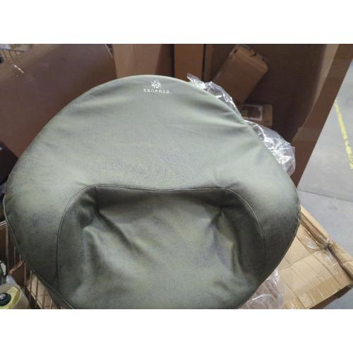 Color Green Ergonomic Meditation Cushion/Chair/Seat/Floor Pillow for Home/Office/Studio – Memory Foam, Removable & Washable Cover, Designed for Long Period Meditation Comfort (Dark Green)