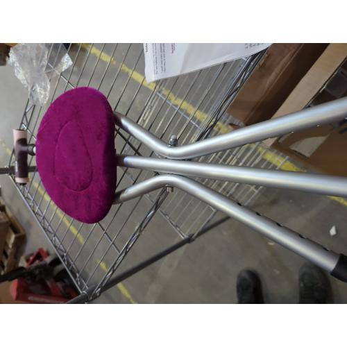 Hold 440 lbs Folding Canes with Seat Walking Stick Height Adjustment Cane Seat Capacity Frosted Handle with Magnetic Therapy Stone Crutches Stool