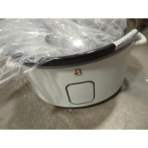 Beautiful 6 Quart Programmable Slow Cooker, Drew Barrymore (White Icing)