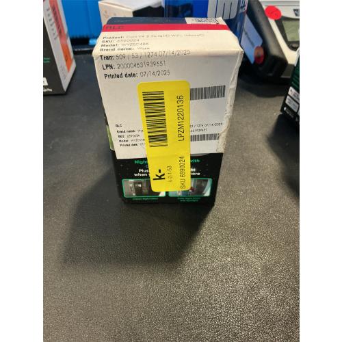 WYZE Cam v4 (Latest Model), 2.5K AI Security Camera, Indoor/Outdoor Cameras for Home Security, Baby Monitor & Pet Camera, Vibrant Color Night Vision, No Subscription Required, Free Expert Help