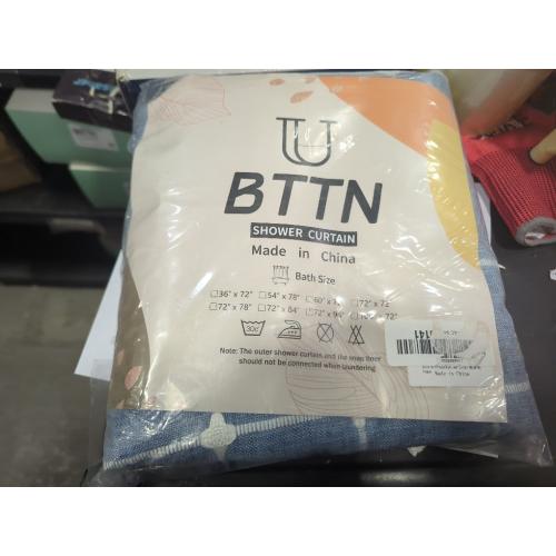 Size 72x96 Color Blue BTTN Extra Long Shower Curtain - 72x96 Inch Long Boho Chic Linen Fabric Heavy Duty Shower Curtain Set with Hooks, Tall Bohemian Farmhouse Shabby Chic Tassel Cloth Shower Curtains for Bathroom - Blue