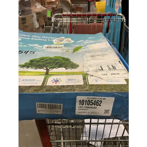 Dimmable Wood LED Flush Mount Ceiling Light, 5CCT 2700K-6000K Modern Round Close to Ceiling Lighting Fixtures, Minimalist White Ceiling Lamp for Living Room, Bedroom, Laundry Room