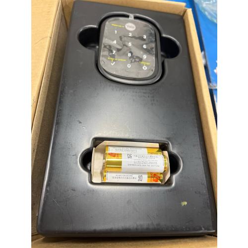 Yale Assure SL Deadbolt Smart Lock, Black Suede Keyless Entry Door Lock with Wi-Fi Connected Touchscreen for Front or Back Door, YRD256-CBA-BSP (no test)