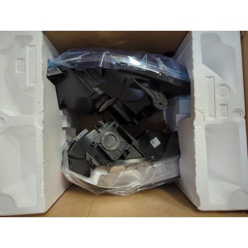 for 2005-2006 Honda CR-V 4-Door Sport Utility Headlights for 2005 2006 Honda CRV Pair Headlamp Chrome Housing Amber Reflector Left Right Side