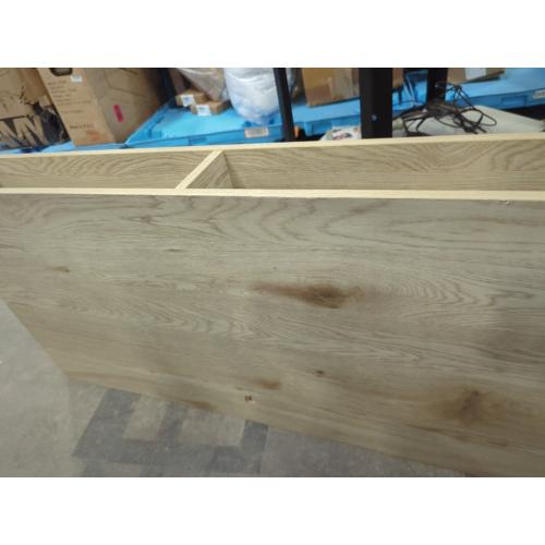 Novogratz Athena Computer Desk with Storage, Gray Faux Marble