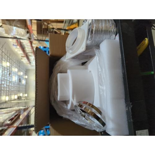 White 10x10 Bathroom Exhaust Fan with Light Panel, Mounting Opening 8.3x8.3 IN 130CFM Ultra Quiet 1.0 Sone Exhaust Fan with 1500lm 6000K Light Ventilation Fan Combo for home, office etc