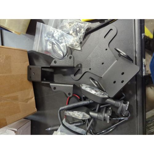 Tail Tidy Kit for MT03/R3 2014-2025 MT25/R25 2014-2024 Fender Eliminator Kit equipped License Plate Holder, License Plate Light, PLUG&PLAY clear lens Turn Signal Lights