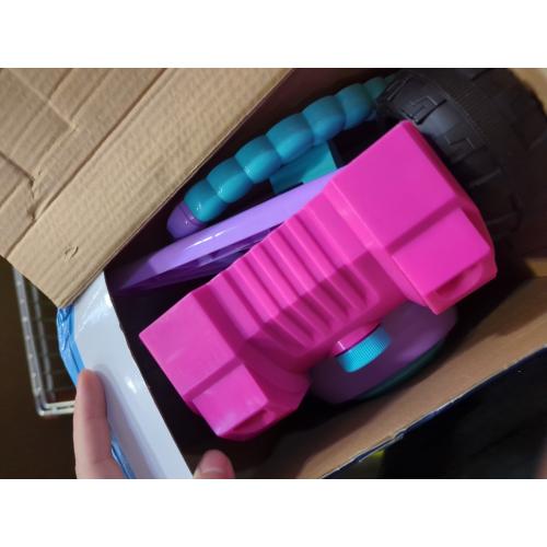 SLOOSH Bubble Lawn Mower Toddler Toys - Kids Bubble Machine Summer Outdoor Push Toy Games, Backyard Garden Outside Play Toddlers Preschool Boys Girls Birthday Gifts (Pink)