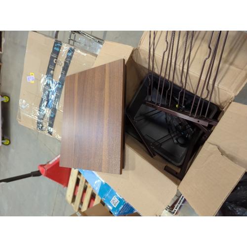 Utility Cart with 5 Drawers,Storage Drawer Cart with Wooden Tabletop and Lockable Wheels,Craft Storage Trolley Cart,5-Tier Rolling Utility Cart on Wheels,Dark Brown