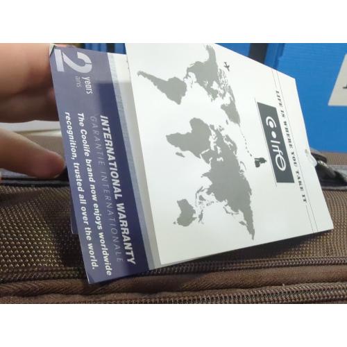 Color brown Size medium Coolife Luggage