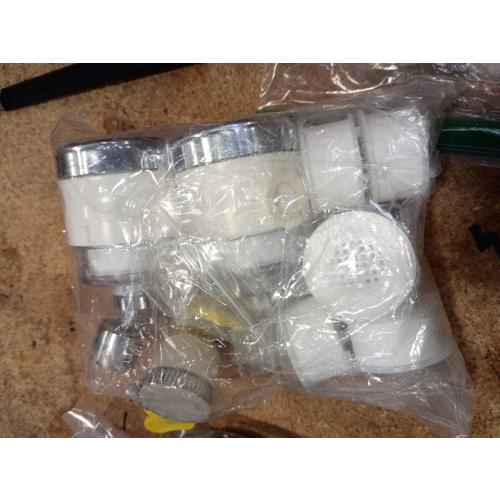 7Pcs Sink Water Filter with Filter Elements Set, Universal Sink Faucet Filter 360°Rotating, Sink Faucet Filter Removes Fluoride Hard Water, Tap Water Filter for Home Kitchen Sink