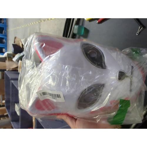 Halloween Demon Killer Mask, LED Cosplay Mask Japanese Anime with 3 Light Modes for Halloween Costume Masquerade Carnival