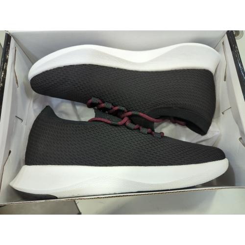 Size 11 Black and Red CALTO Men's Invisible Height Increasing Elevator Shoes - Black and Red Ultra Lightweight Sporty Sneakers - 2.4 Inches Taller - Q081 - Size 11M