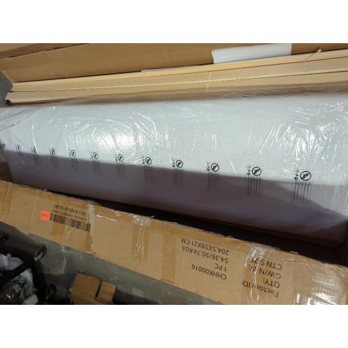 Belo Upholstered King Platform Bed White