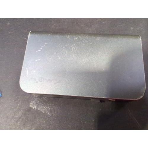 myCharge RetractaCharger 10000mAh Portable Charger Power Bank with 28-Inch Retractable USB-C Cable | Premium Fabric | Built-in Wall Plug | 30W PD Fast Charging | USB-C/A Ports | Digital Display