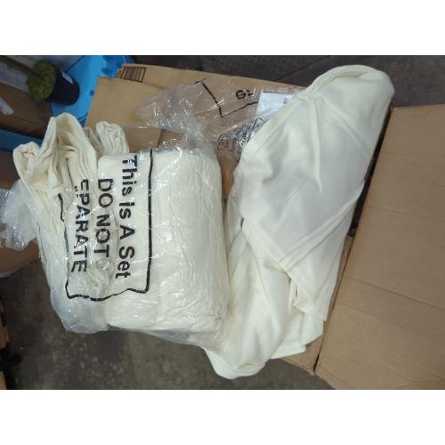 Buryeah 48 Pack Oeko-Tex Certified Wedding Flannel Throw Blanket Bulk 50 x 60 Inch Soft Fleece Lap Blanket with Thank You Cards Ribbon for Guests Sleepover Spa Slumber Gifts (Beige)